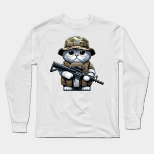 Tactical Cat Long Sleeve T-Shirt